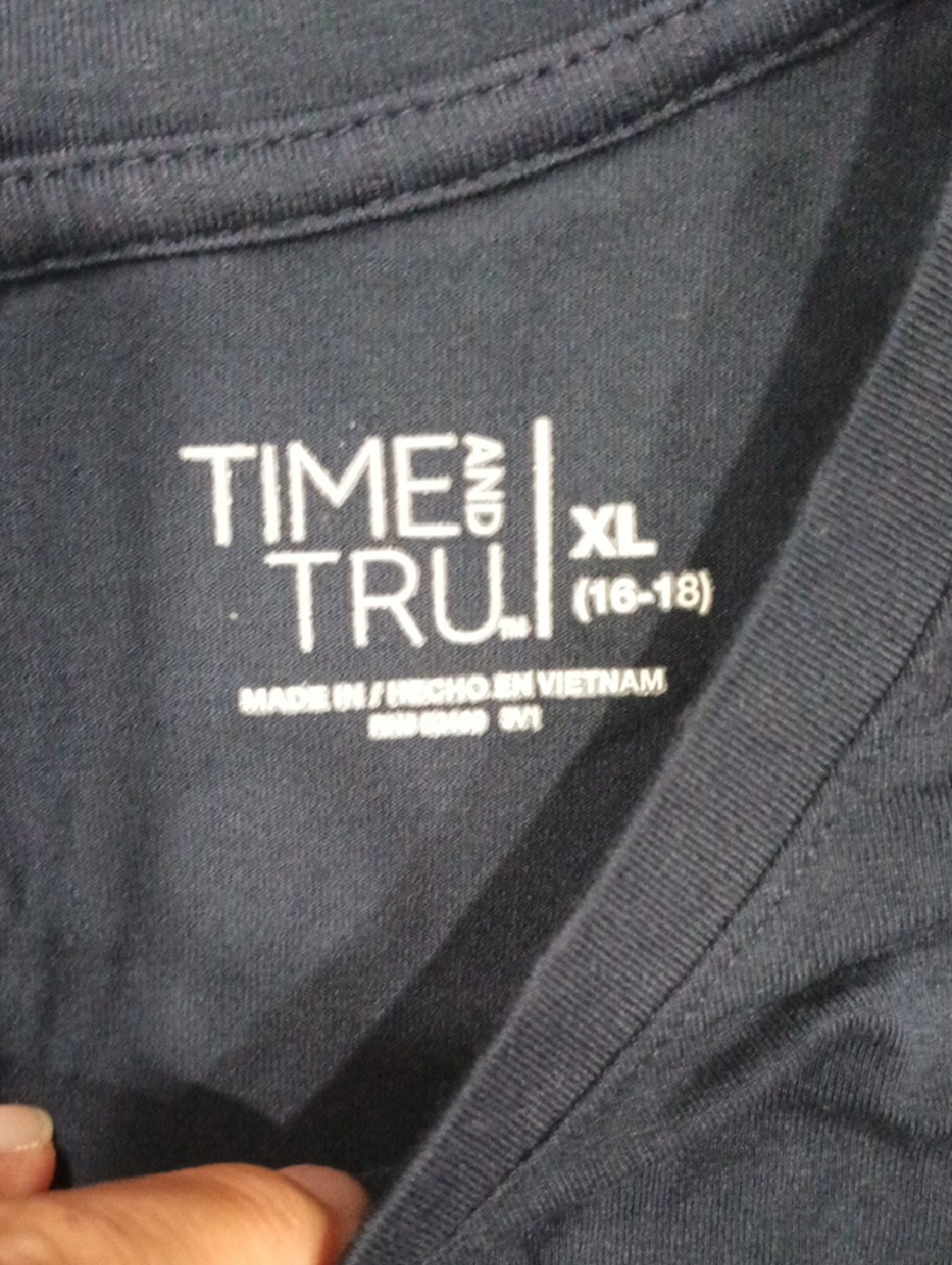 Time and Tru Black and Navy Sleeveless Dresses- Both Included - Picture 2 of 4
